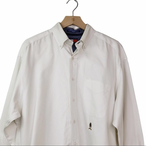 Tommy Hilfiger Logo Button Down Shirt - Picture 3 of 10